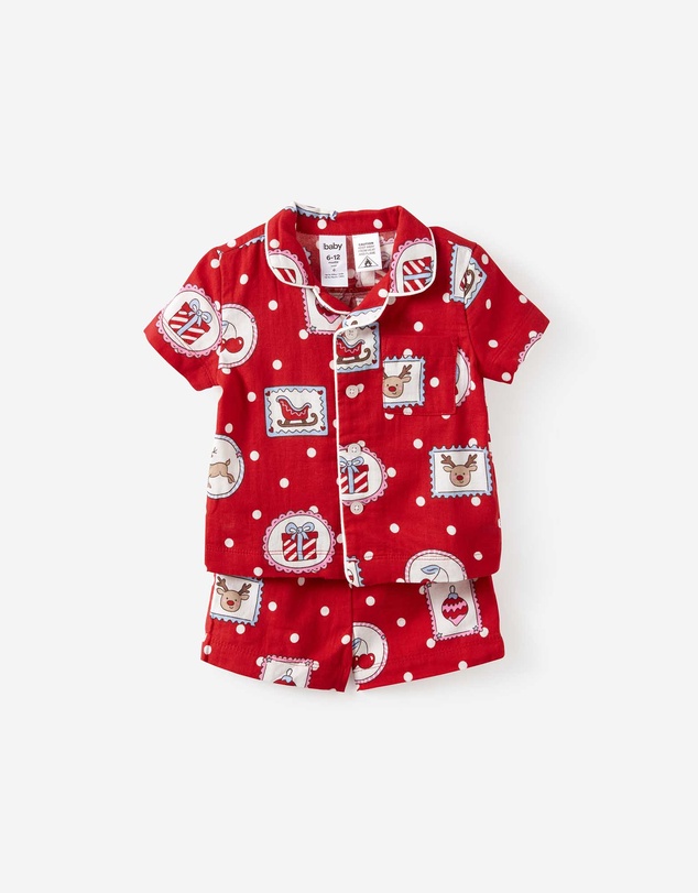 Cotton On Kids - Baby Woven Family Christmas Pj Set