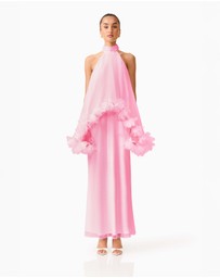 Elliatt - Poppy Layered Gown in Pink