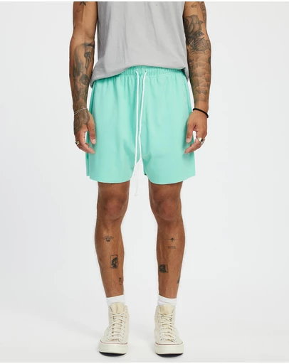 Surrounded By Ghosts - The Hibonite Fleece Drawstring Shorts