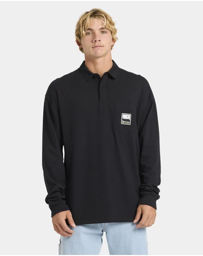 Quiksilver - Mens Mercury Rugby Long Sleeve T-Shirt