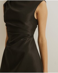 Atmos&Here - Rosie Structured Satin Mini Dress