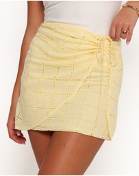 Petal & Pup - Clare Mini Skirt - Butter Yellow