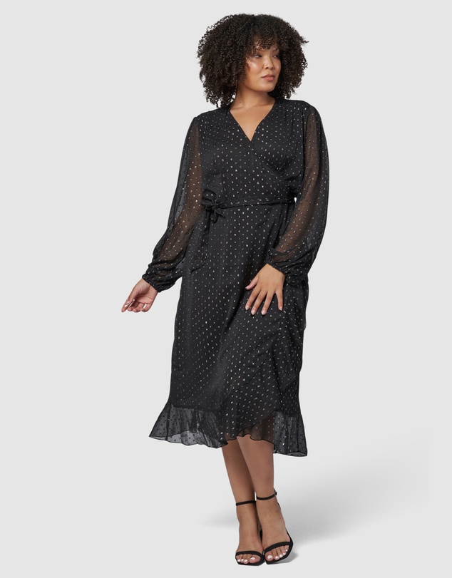 Pink Dusk by Curve Project - Fake Magic Midi Dress