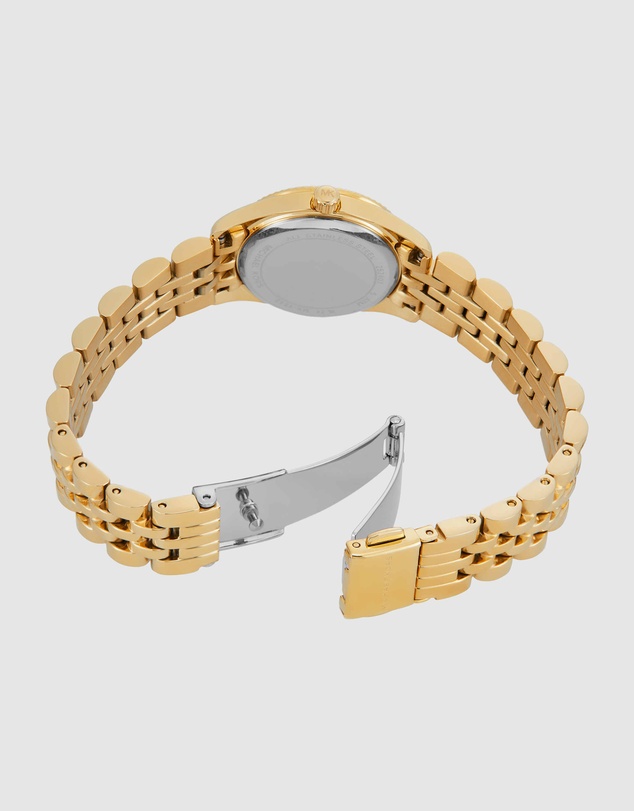 Michael Kors - Lexington Gold Tone Analogue Watch