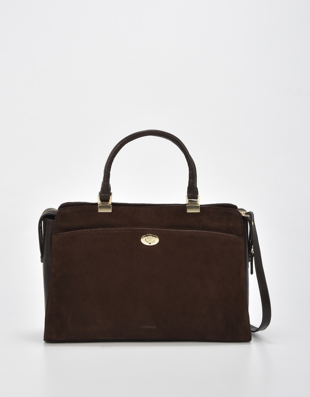 Cobb & Co - Kew Leather Suede Business Bag Tote