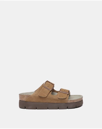 EVERAU - EverAU Ugg Sandal Platform Cow Suede Upper Sandals