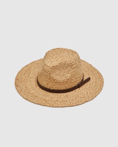 Walker Raffia Braid Hand Sewn Hat