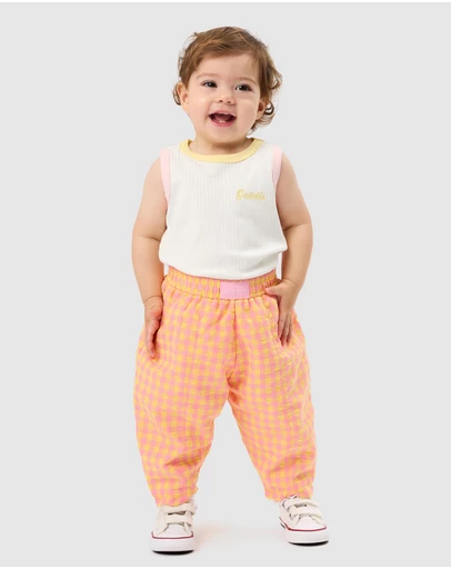 Goldie + Ace - Lightweight Cotton Kit Pants - ICONIC EXCLUSIVE - Babies-Kids