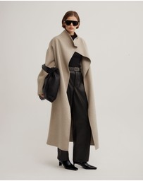 Witchery - Funnel Wrap Neck Coat