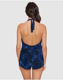 Magicsuit - Bianca Halter Loose Fit Romper Style Swimsuit