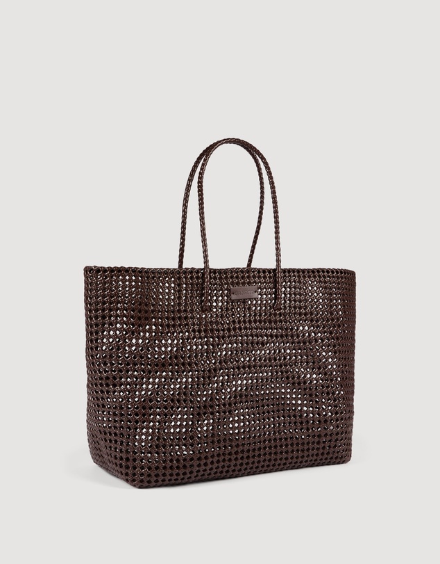 Sandro - Braided Tote Messenger