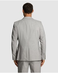 yd. - Easton Slim Fit Pinstripe Suit Jacket
