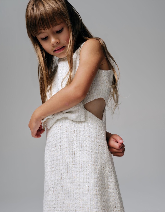 Bardot Junior - Chantelle Boucle Mini Dress - Kids-Teens
