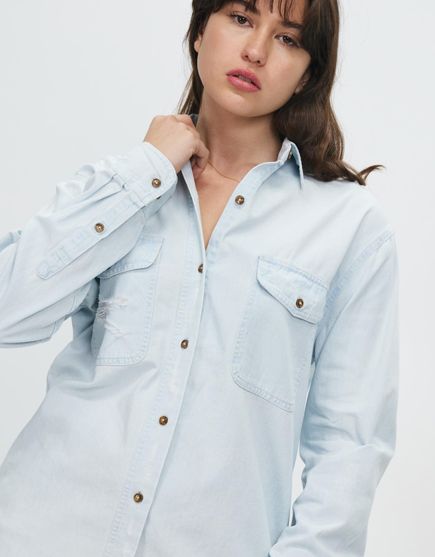 ONE TEASPOON - Everyday Chambray Denim Shirt