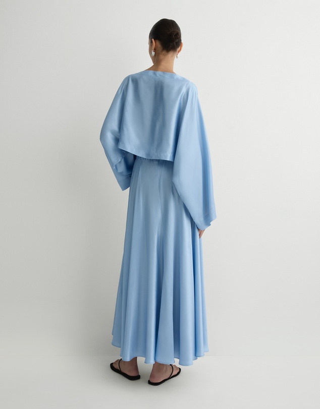 BONDI BORN - Como Kimono Top - Sky Blue