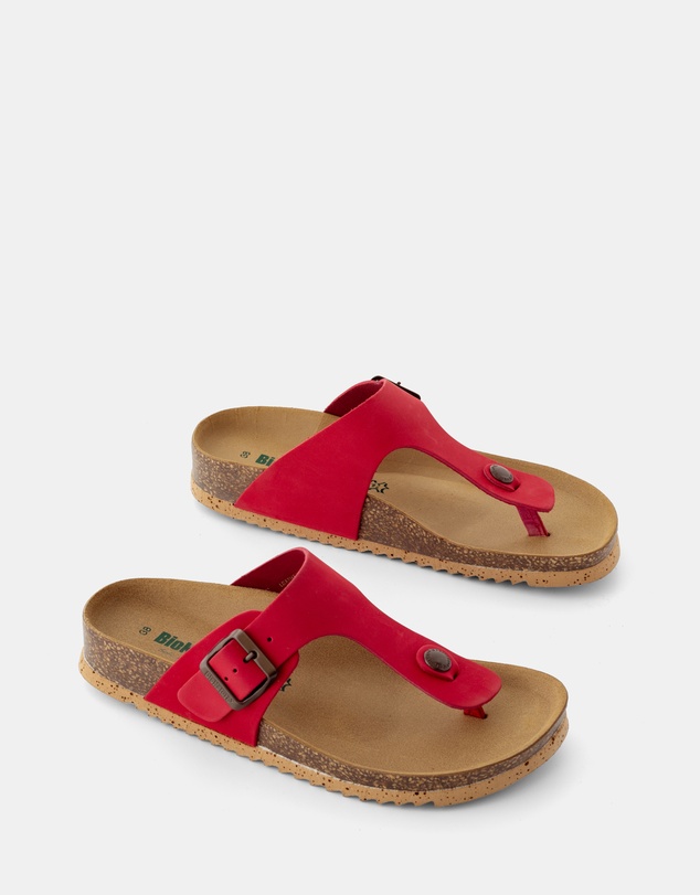 BioNatura - Devina Leather Thong Sandals