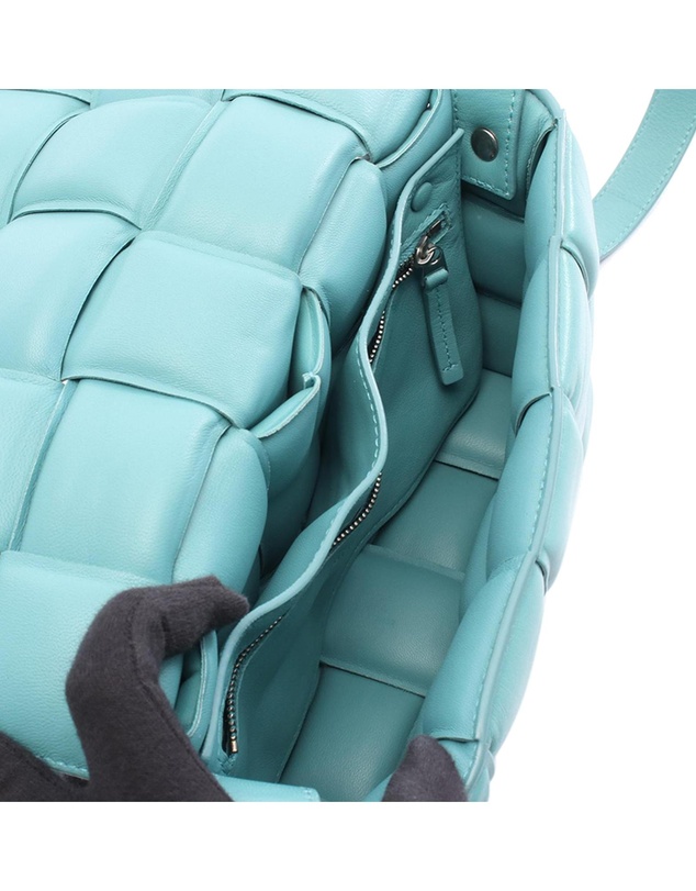 Pre-Loved by Azura Reborn - Pre-Loved Nappa Intrecciato Padded Cassette Crossbody
