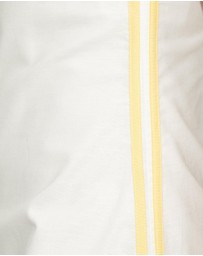 Dazie - Guava Stripe Linen Blend Mini Dress