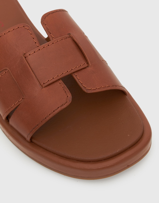 Betts - Bella Leather Flat Slides