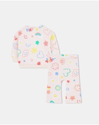 Billieblush - Heart Detail Sweater and Trousers Set - Babies