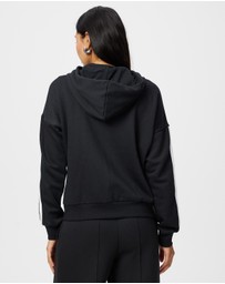 adidas Sportswear - Essentials 3-Stripes Full-Zip Fleece Hoodie