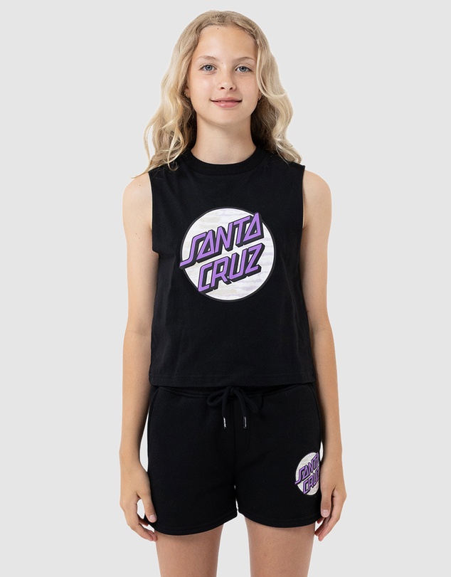 Santa Cruz - Other Tie Dye Dot Muscle Tee - Kids-Teens