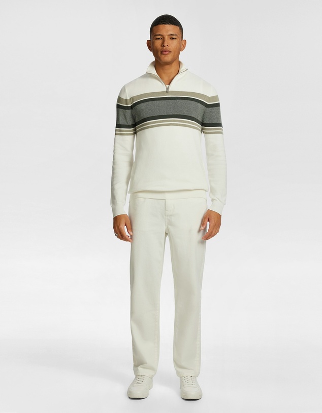 yd. - Brosnon Zip Knit Jumper