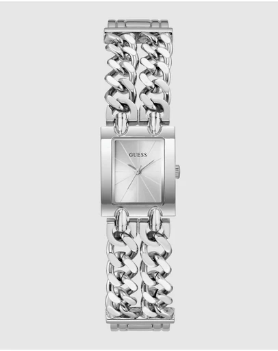 GUESS - GUESS Ladies Silver-Tone Analogue Watch