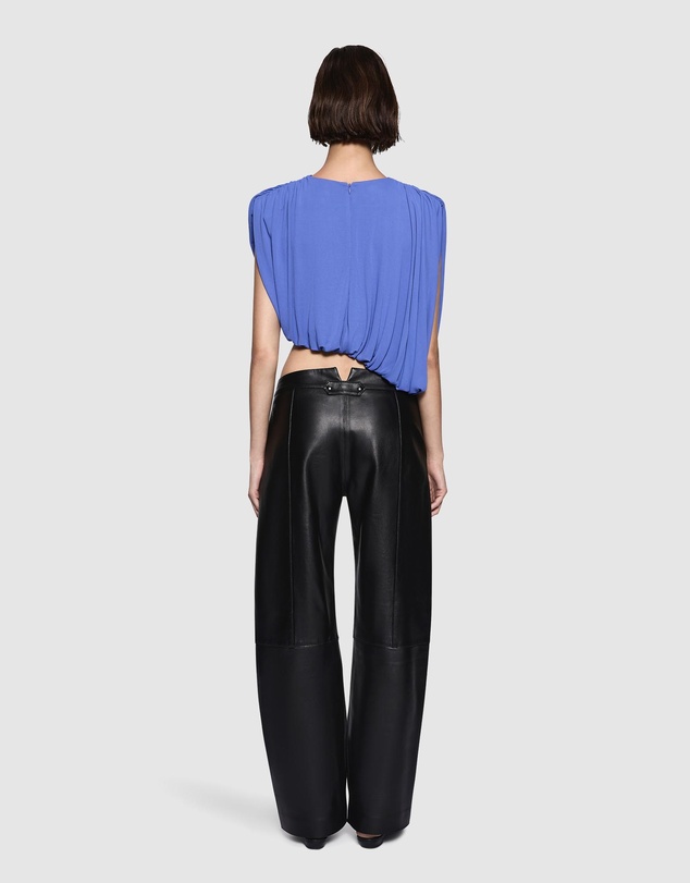 MISHA - Liria Jersey Draped Top