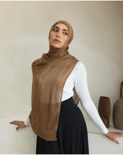 Mod Squad - Double Stitch Hijab- Cinnamon