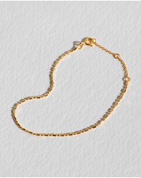 SAINT VALENTINE - Dash Dot Chain Bracelet - Gold