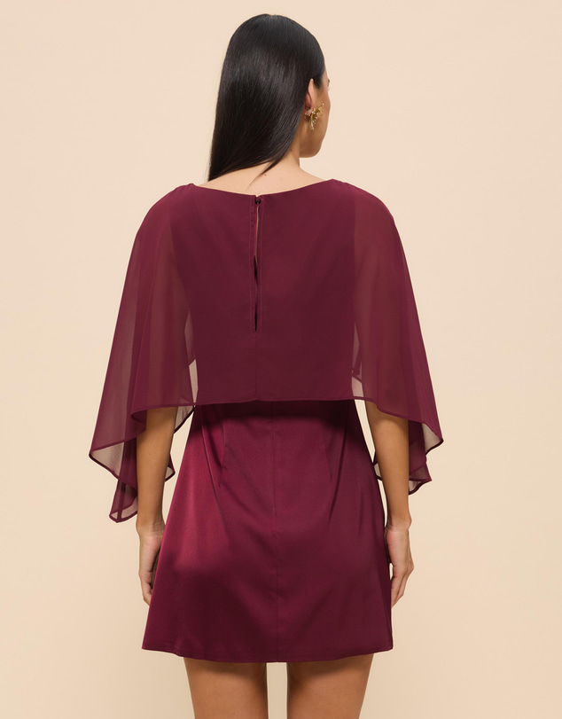 CHANCERY - Nicole Cape Mini Dress