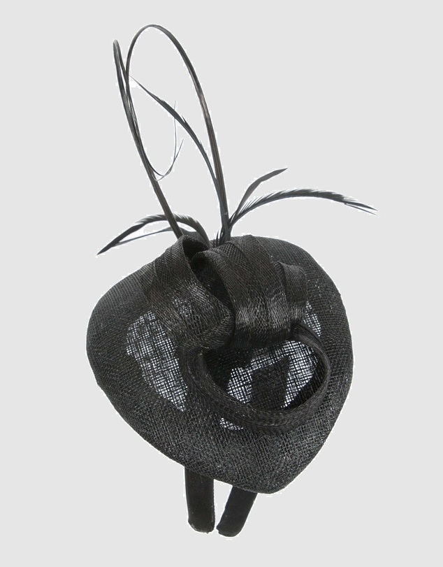 Max Alexander - Pillbox Black Racing Fascinator