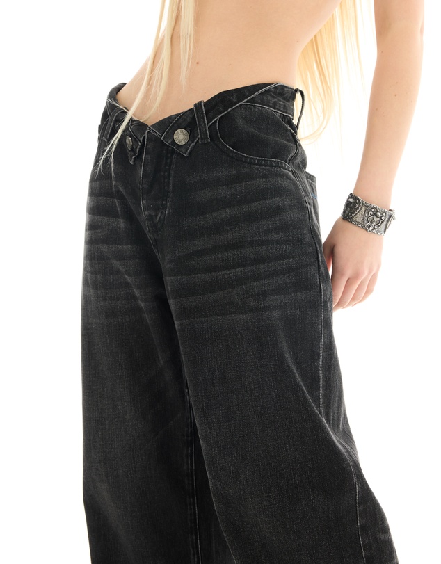 THE TALES - The Tales Rolled Waist Denim jean