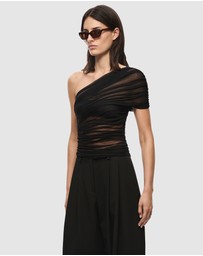 MISHA - Interwoven Silk Top