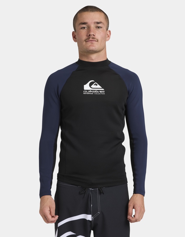 Quiksilver - Mens Watermans Panel Heater Long Sleeve Rash Vest