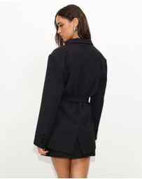 Dazie - Dune Belted Blazer