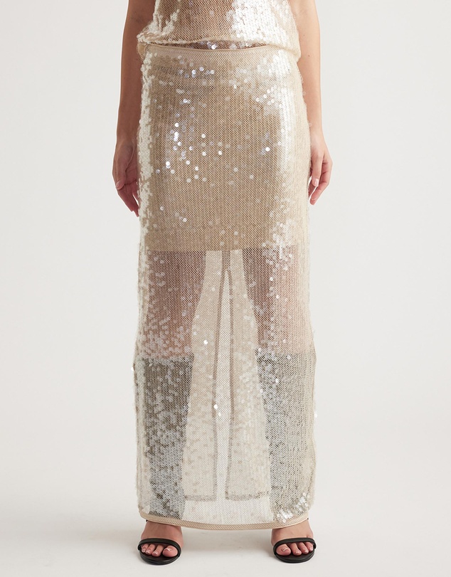 Decjuba - Frankie Sequin Maxi Skirt