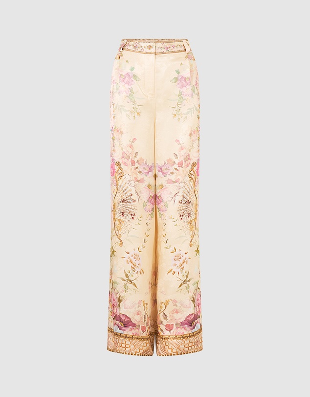 Camilla - Wide Leg Waisted Pants