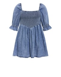 City Chic - Kaitlyn Denim Mini Dress