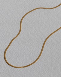 SAINT VALENTINE - Sphinx 2mm Snake Chain Necklace - Gold