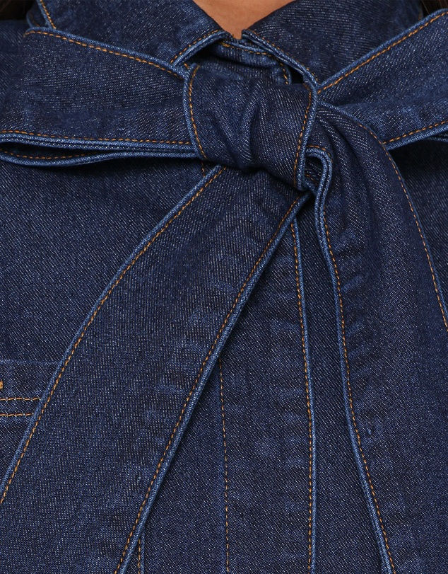 Petal & Pup - Cleo Denim Bow Jacket - Indigo