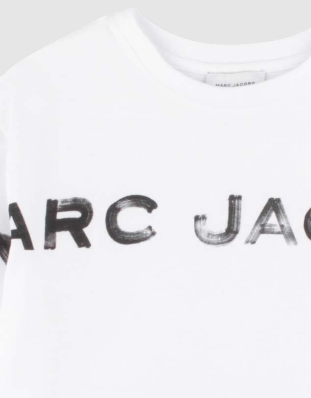 Marc Jacobs - Monochrome Logo Short Sleeve T-Shirt - Kids-Teens