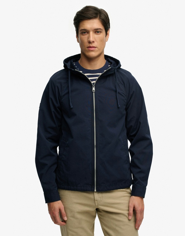 Superdry - Hooded Washed Twill Jacket