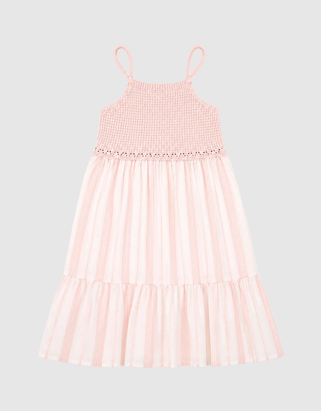 Bebe by Minihaha - Poppy Knit Bodice Dress - Kids