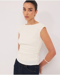 Calli - Hazel Assymetric Jersey Top