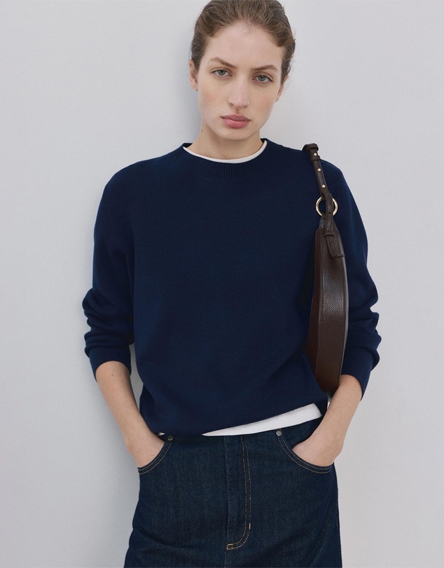 M.N.G - Round-Neck Knitted Sweater