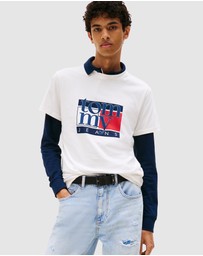 Tommy Jeans - Flag Graphic Slim T-Shirt