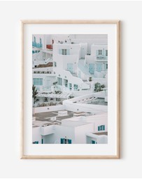 LEGGERA - Meandering Mykonos Streets Print