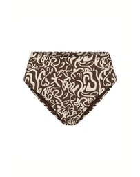 Modibodi - Swimwear Hi-Leg Period Brief Light Absorbency Sea Swirl